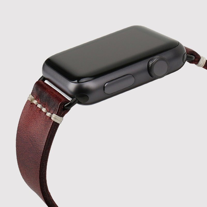 Pulseira Vintage couro para Apple Watch