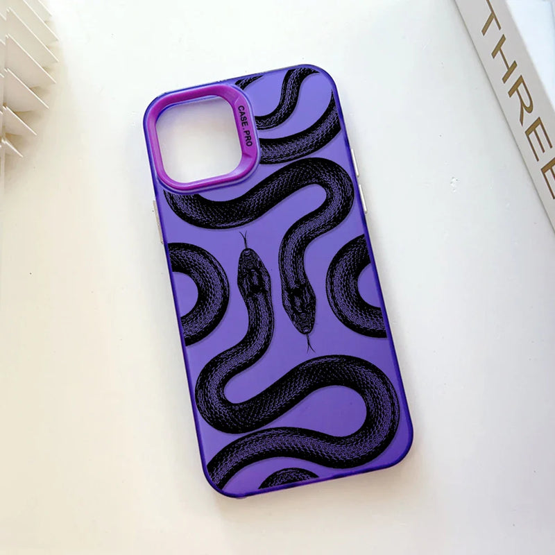 Case Laser iPhone -3D Black Snake