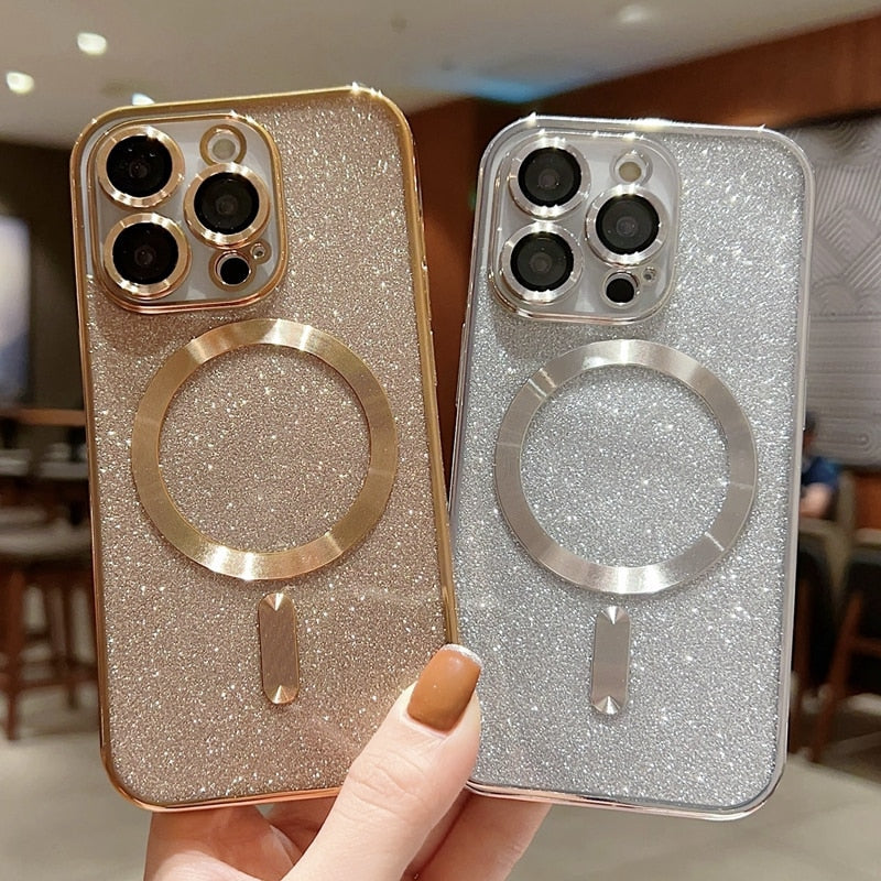 Case iPhone MagSafe - Glitter Luxo