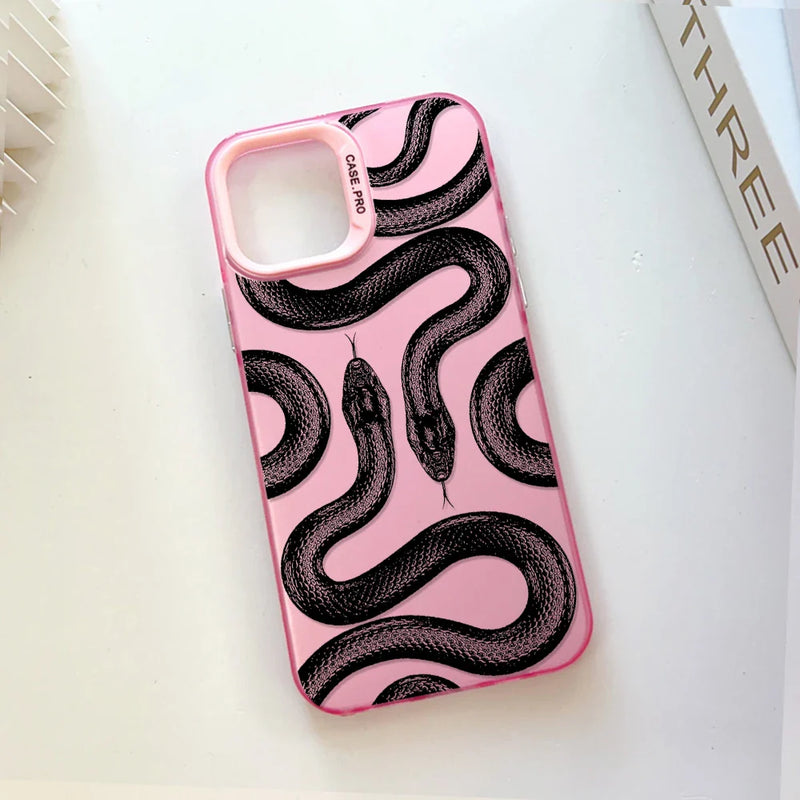 Case Laser iPhone -3D Black Snake